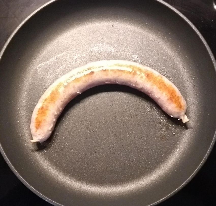 Bratwurst in Pfanne